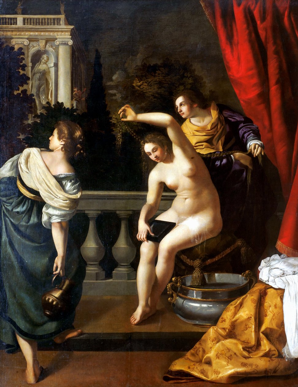 Bathsheba no banho dela de Artemisia Gentileschi