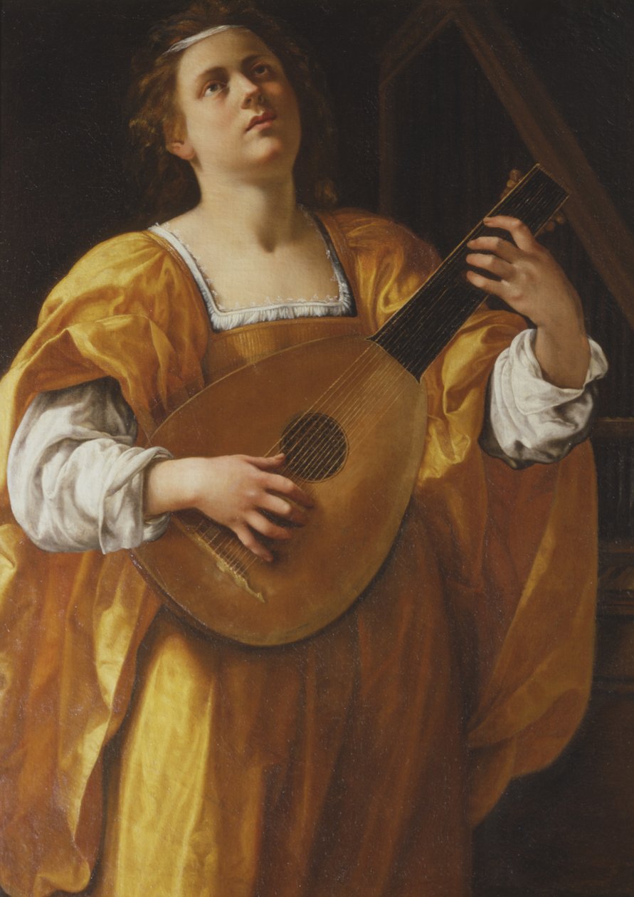Santa Cecília, 1620 de Artemisia Gentileschi