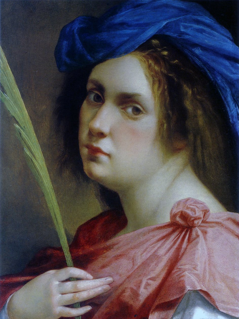 Auto-retrato como mártir, c.1615 de Artemisia Gentileschi