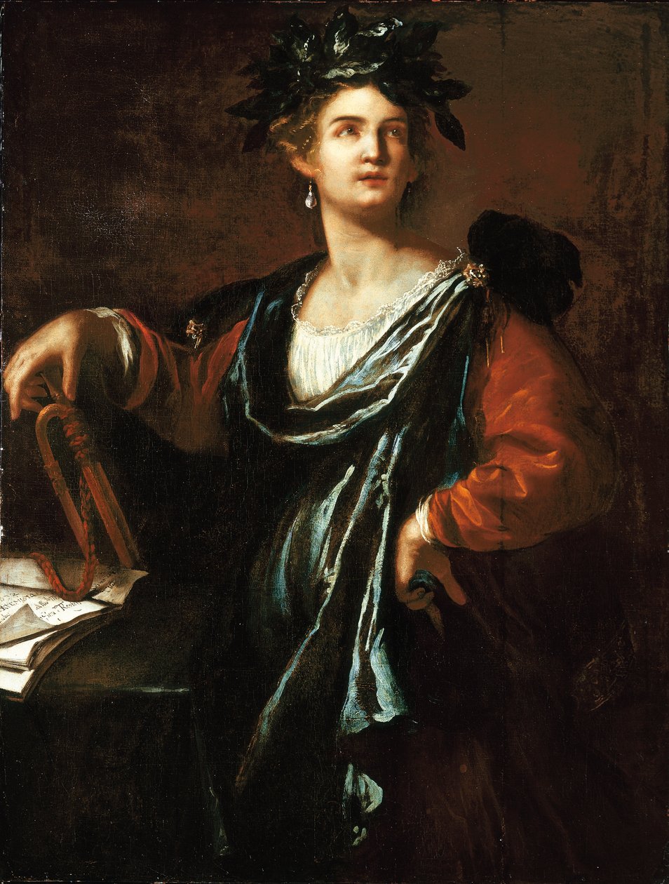 Clio: a musa da história, 1632 de Artemisia Gentileschi