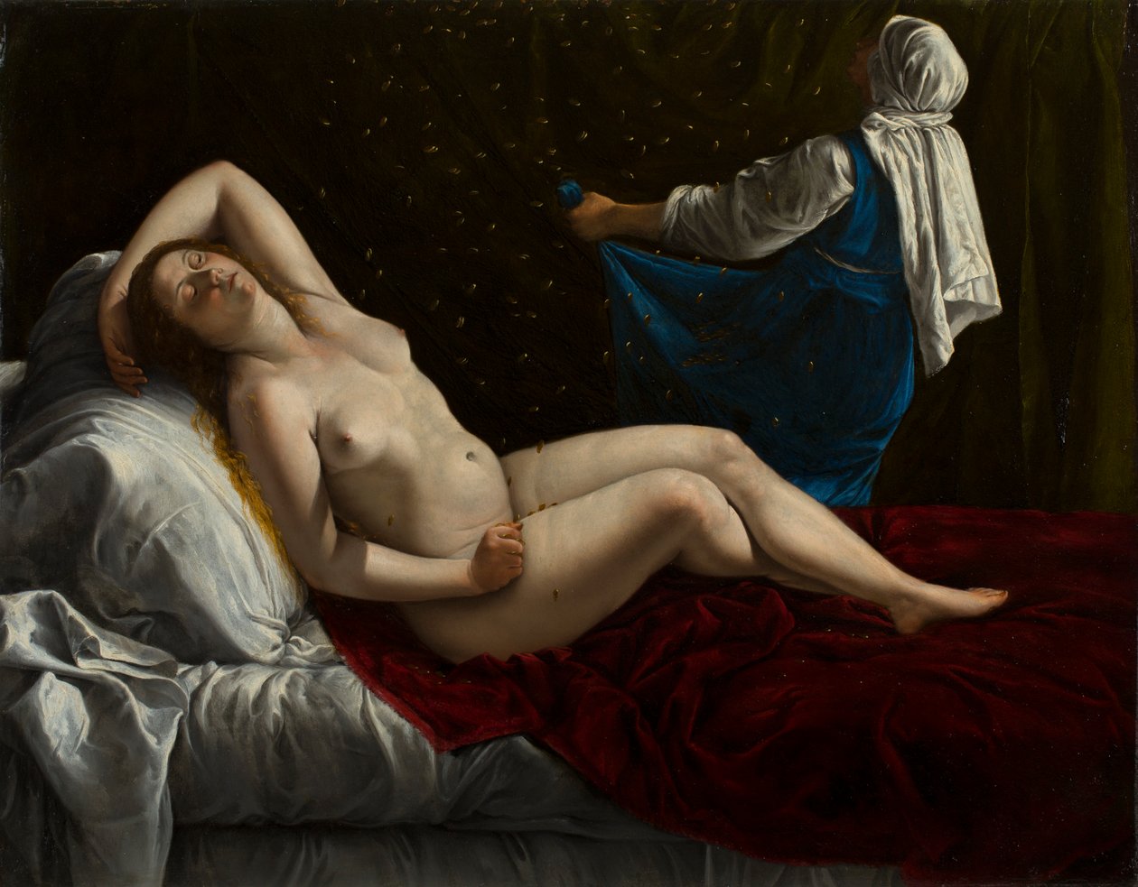 Danae de Artemisia Gentileschi