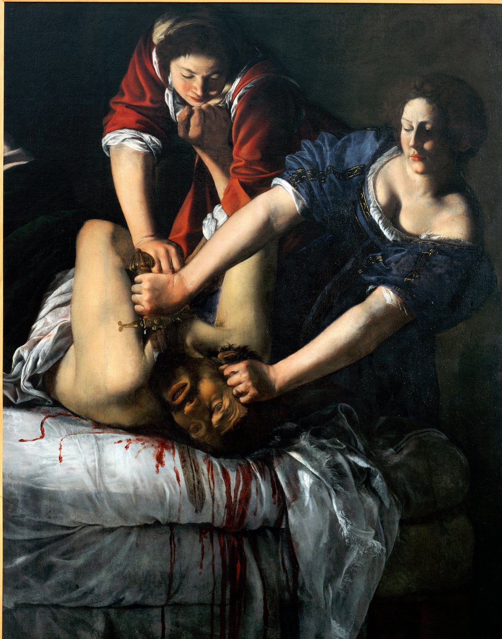 Judith e Holofernes. (Óleo sobre tela. de Artemisia Gentileschi