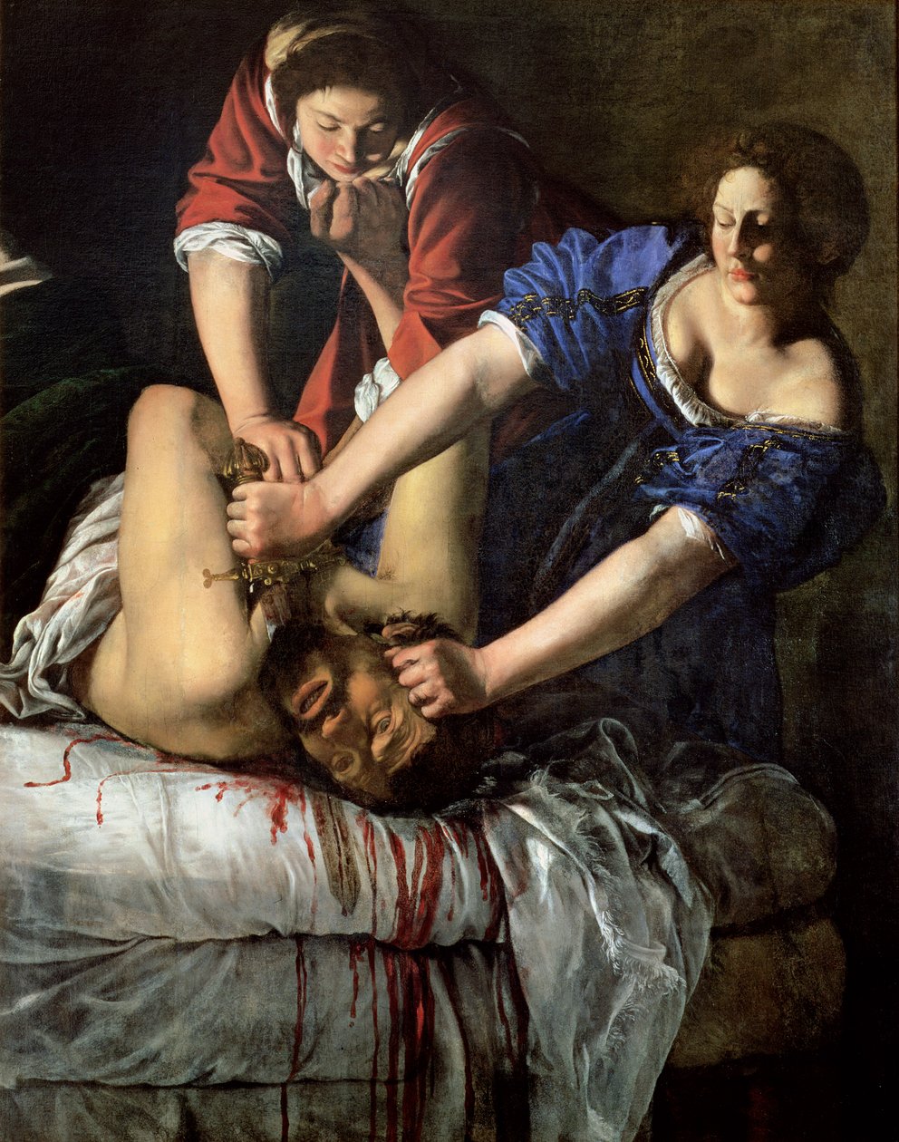 Judith e Holofernes (painel) de Artemisia Gentileschi