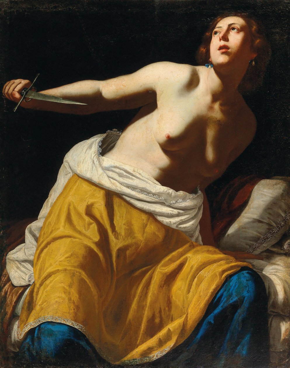 Lucretia, ca 1640-1645. de Artemisia Gentileschi