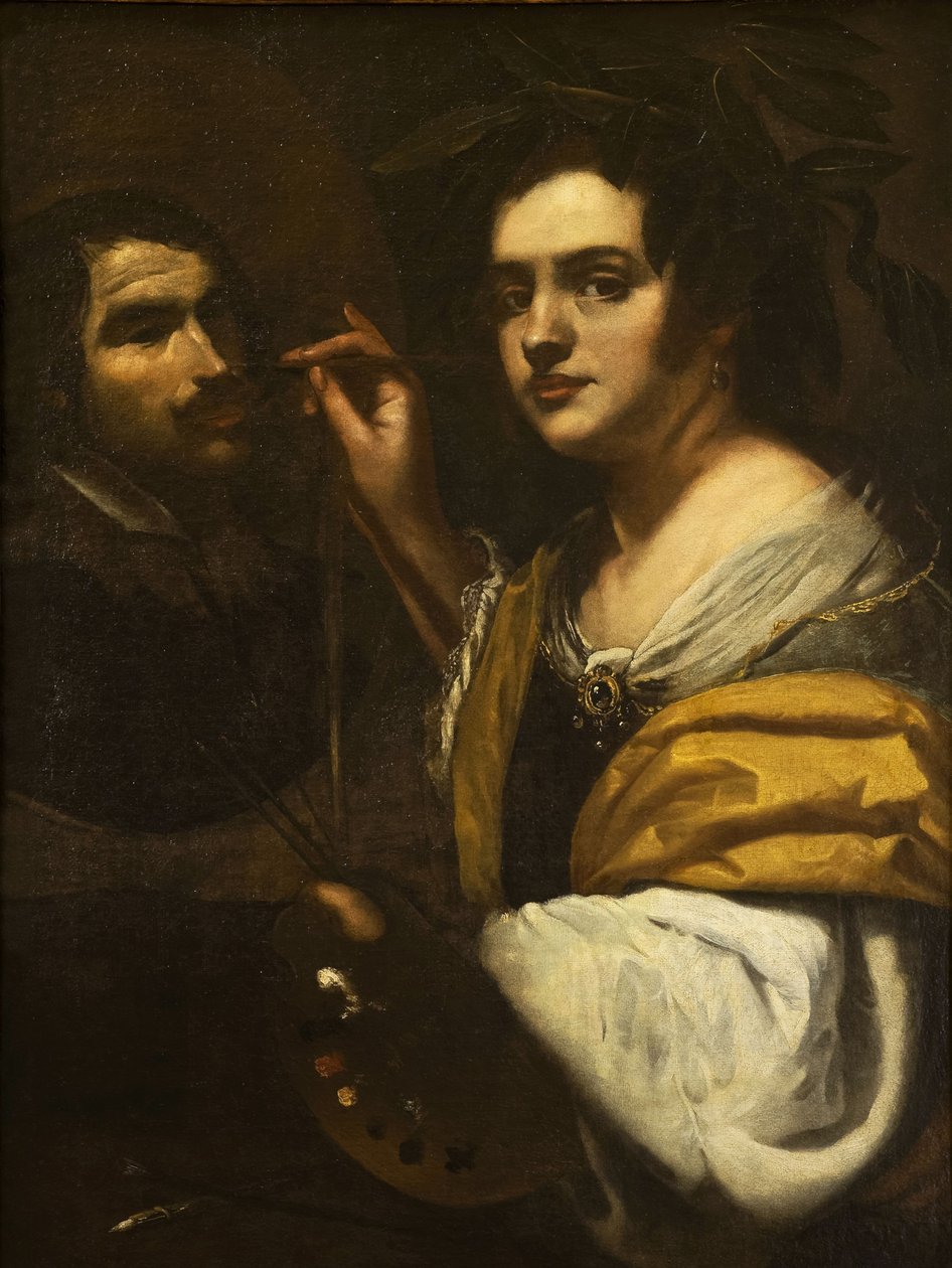 Autorretrato, 1637. de Artemisia Gentileschi