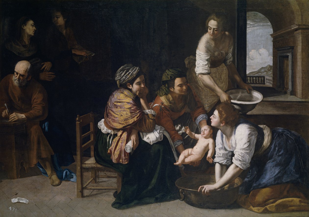 O nascimento de São João Batista de Artemisia Gentileschi