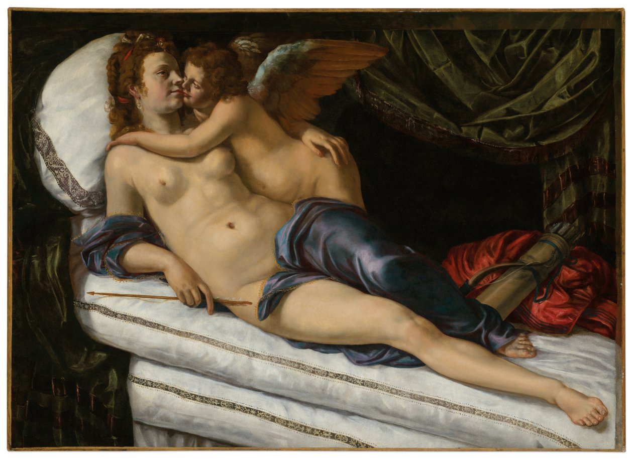 Vénus e Cupido de Artemisia Gentileschi