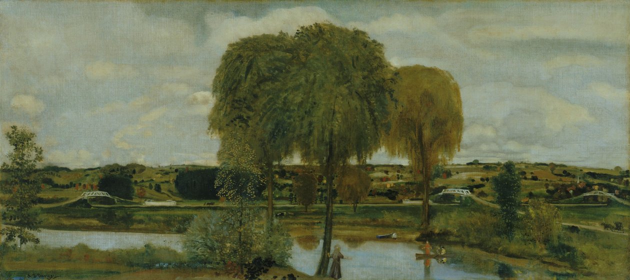 Ao longo do canal Erie de Arthur Bowen Davies