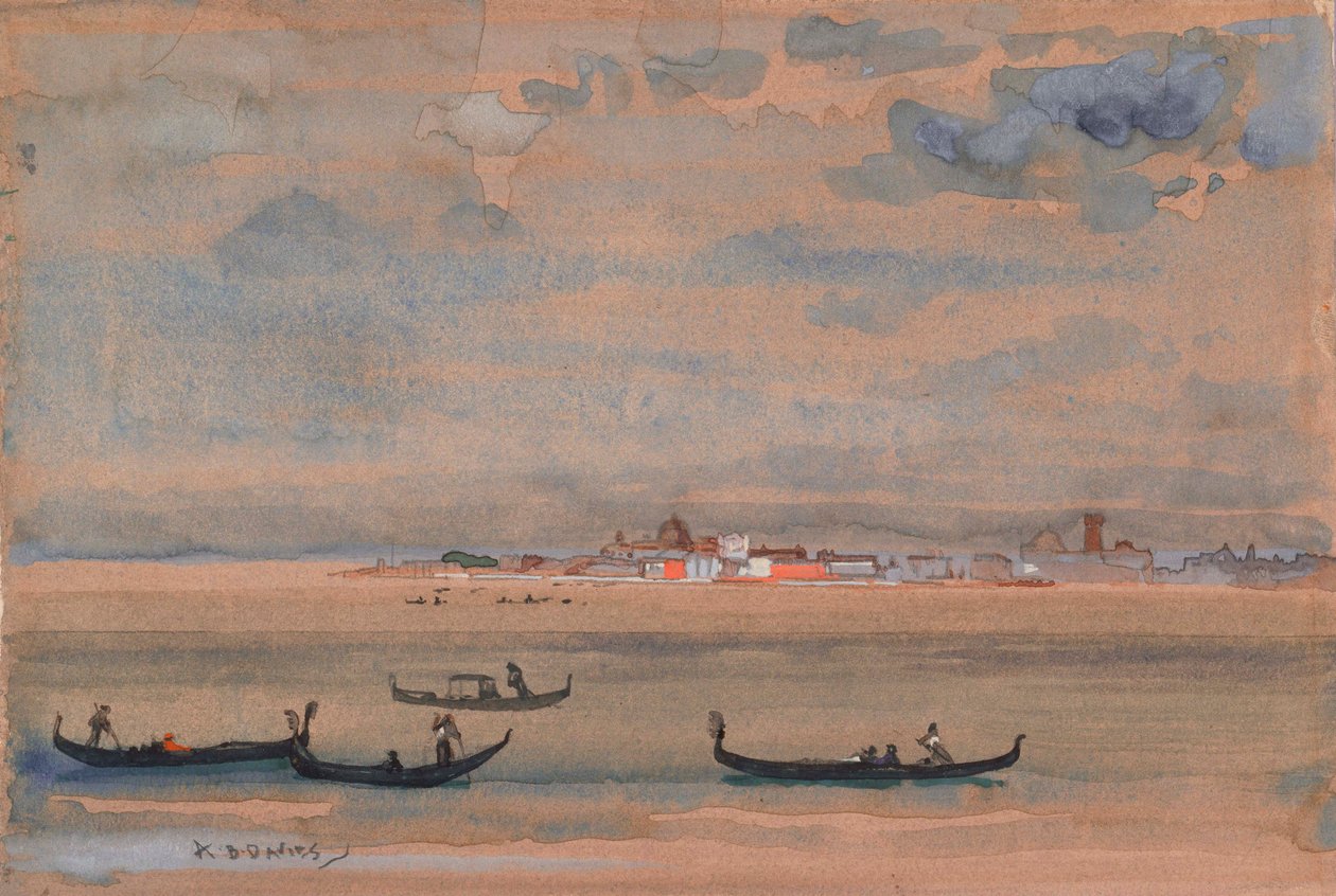 Gôndolas de Arthur Bowen Davies