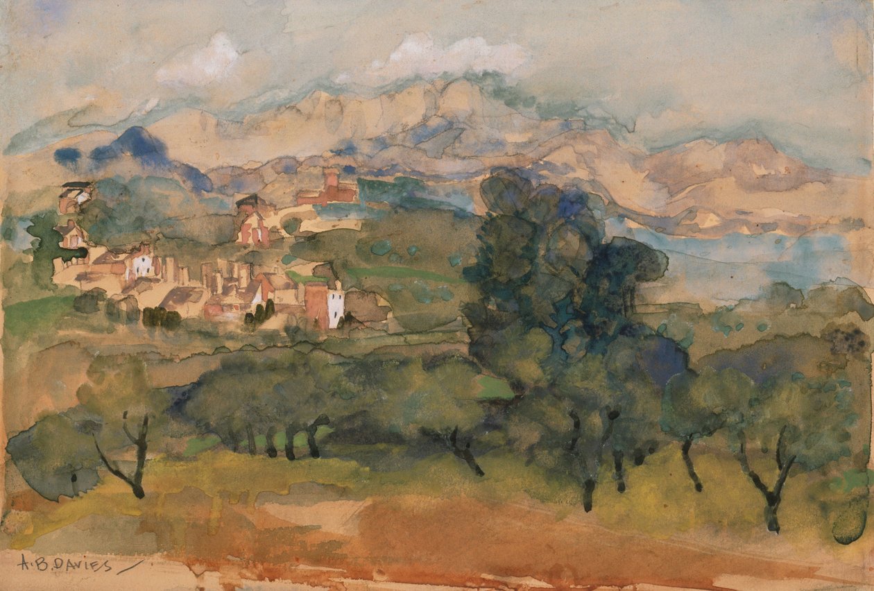 Oliveiras de Arthur Bowen Davies