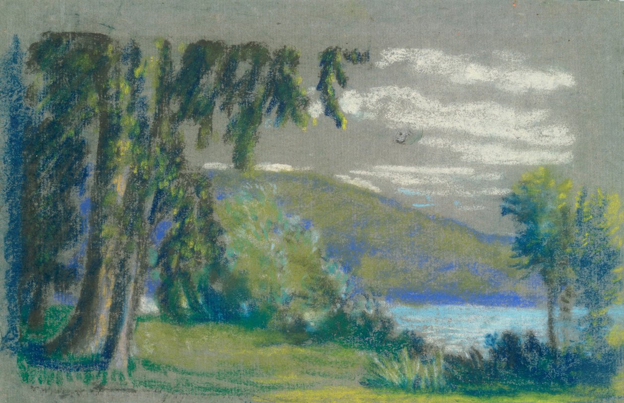 paisagem do livro AB Davies, edição -3, 50 de Arthur Bowen Davies