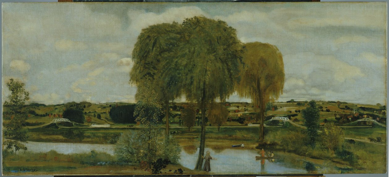 Ao longo do canal Erie de Arthur Bowen Davies