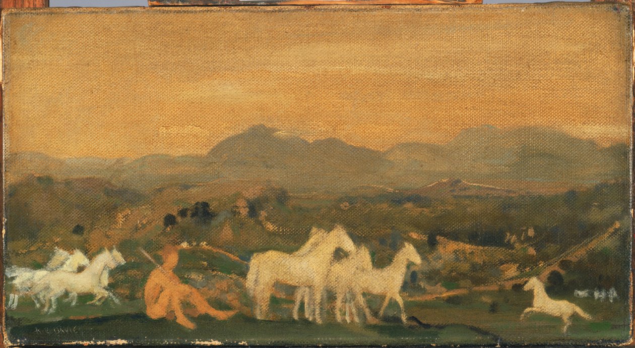 Cavalos da Ática de Arthur Bowen Davies