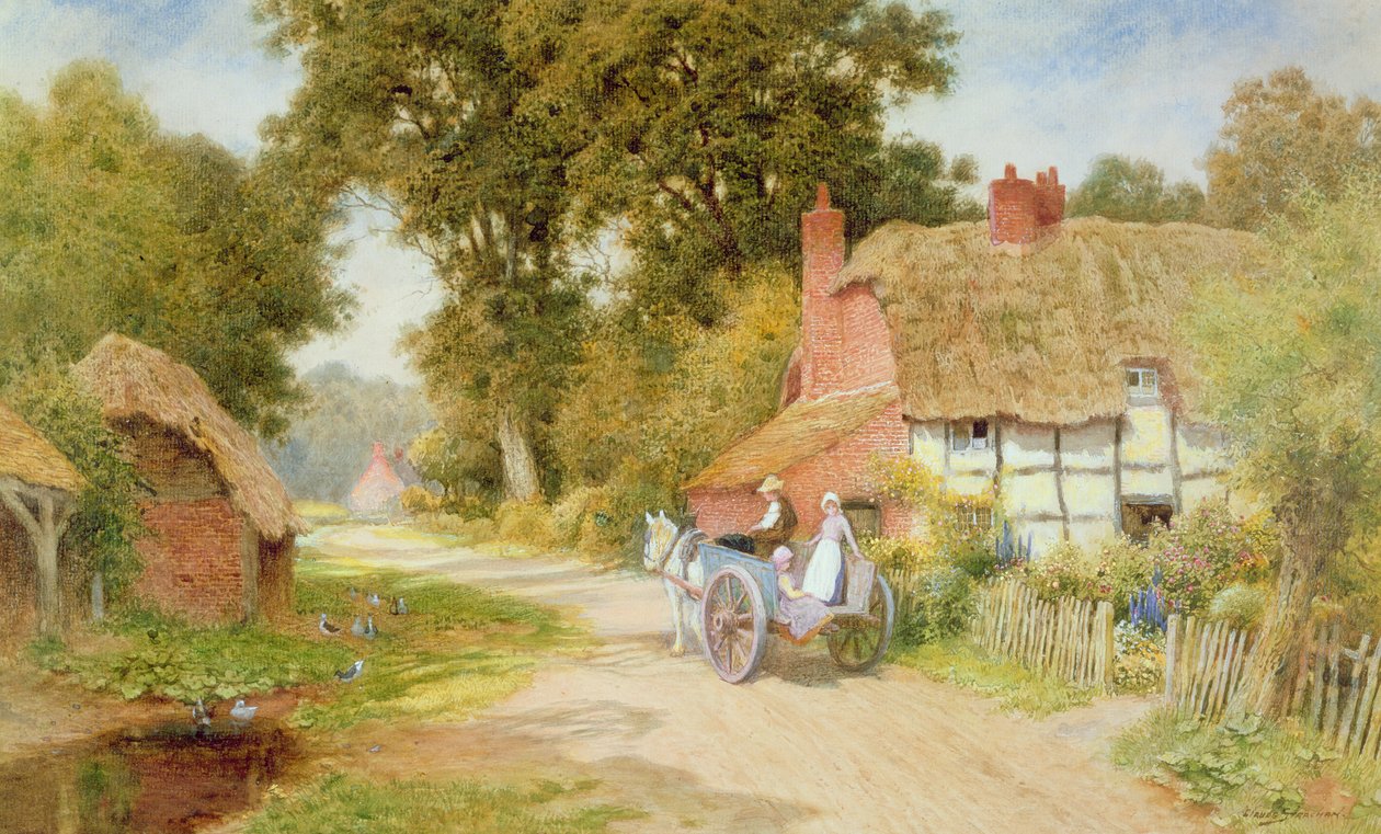 Uma pista de Warwickshire de Arthur Claude Strachan
