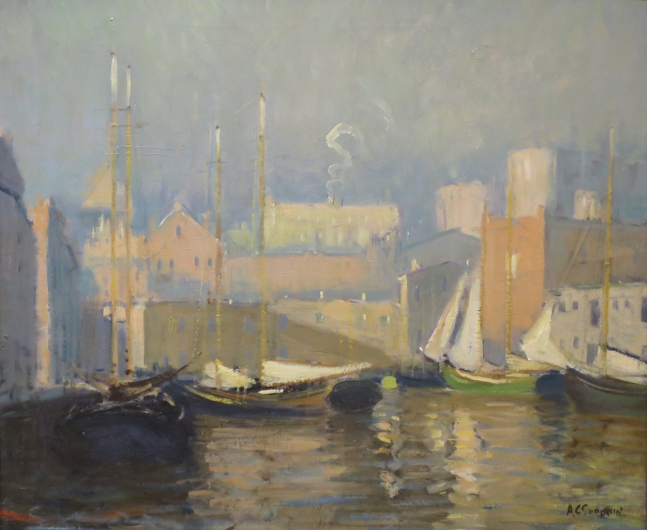 Cais do chá, boston de Arthur Clifton Goodwin