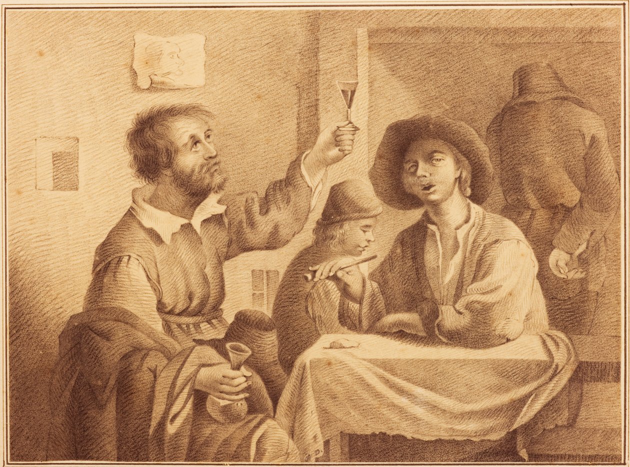 Uma cena de taberna de Arthur Devis