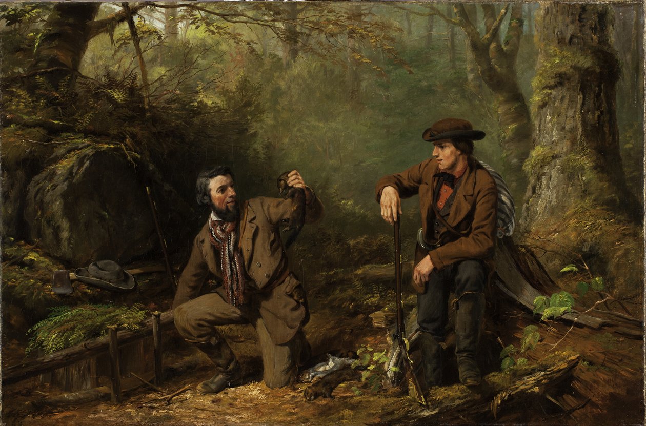 Mink Trapping Prime, 1862 de Arthur Fitzwilliam Tait