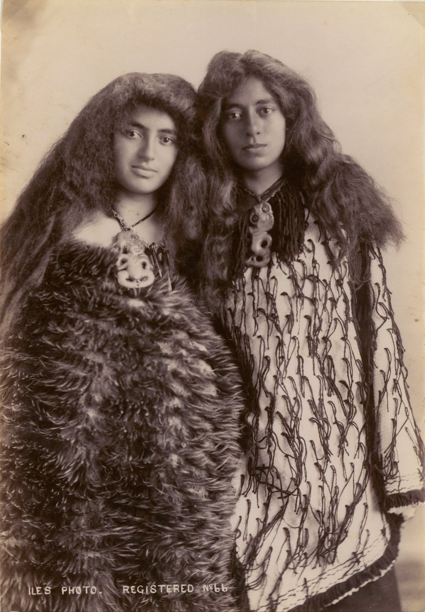 Maori mulheres, Nova Zelândia de Arthur James Iles