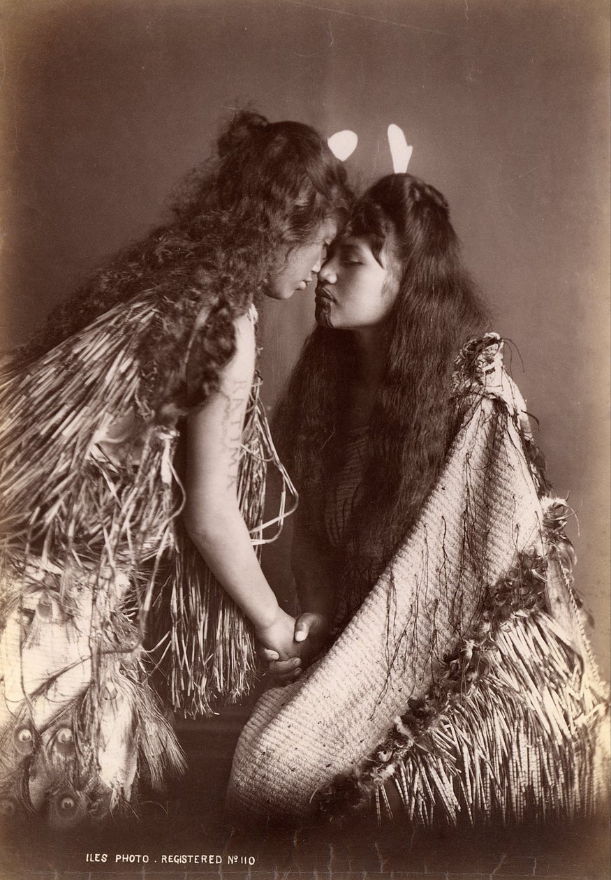 Maori mulheres, Nova Zelândia de Arthur James Iles