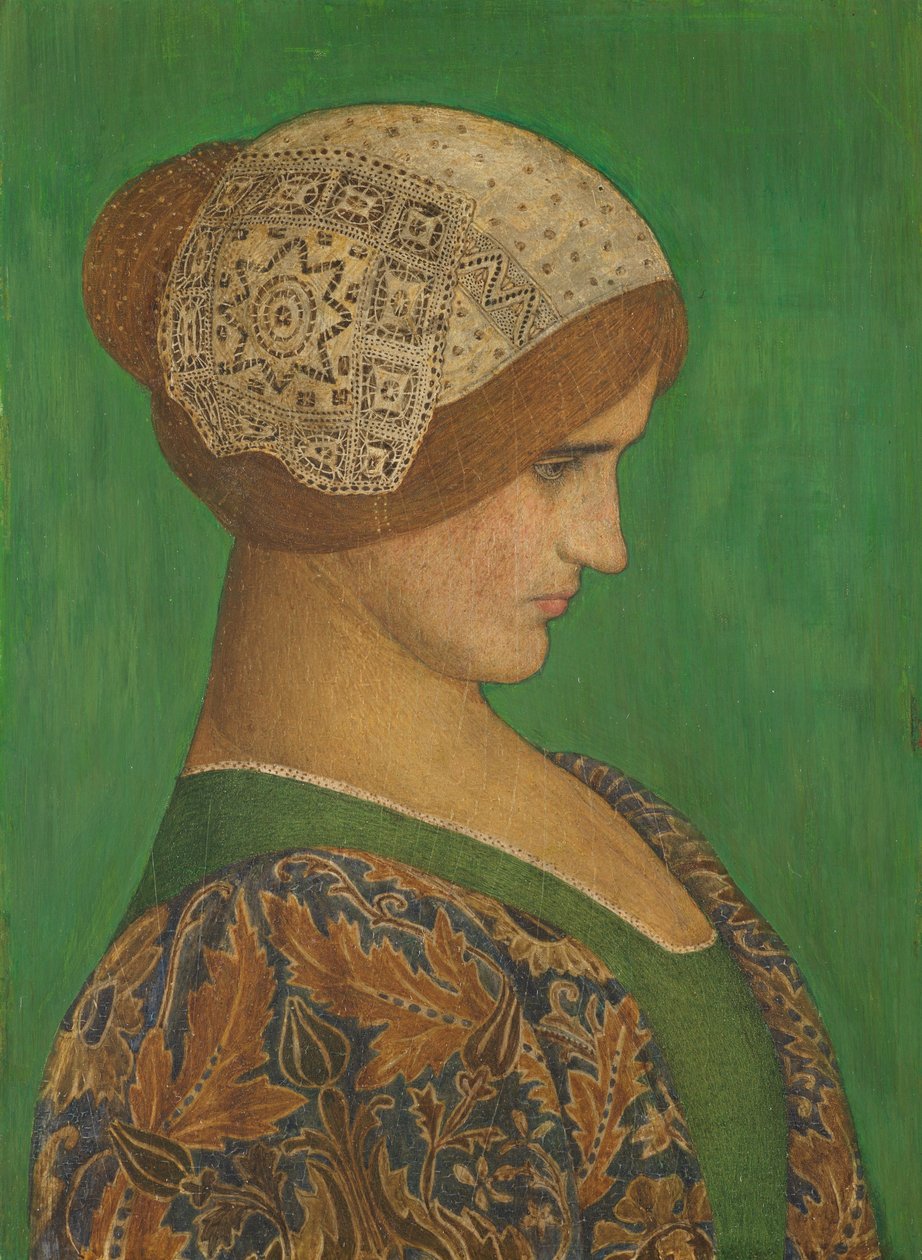 Georgie, 1898 (tempera no painel) de Arthur Joseph Gaskin