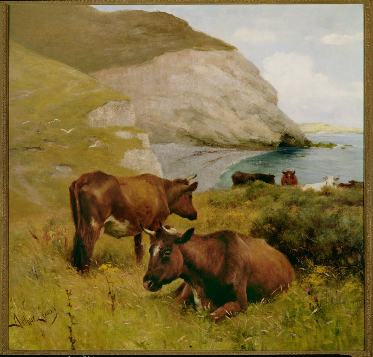 Perto de Lizard Point, na Cornualha de Arthur Lemon