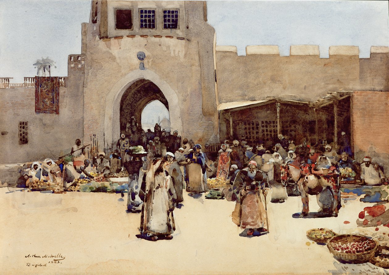 O portão norte, Bagdá de Arthur Melville