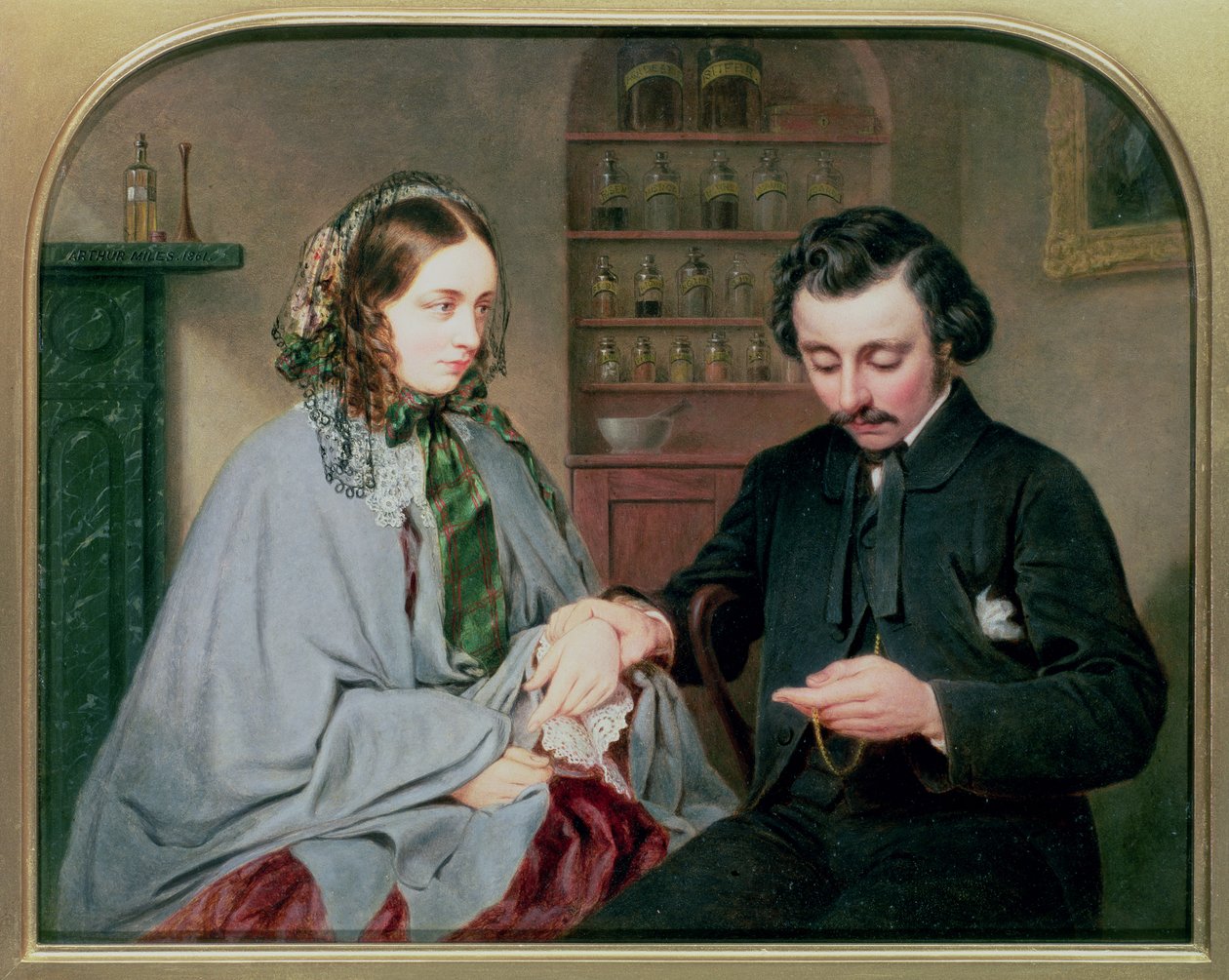 O doutor, c.1860 de Arthur Miles