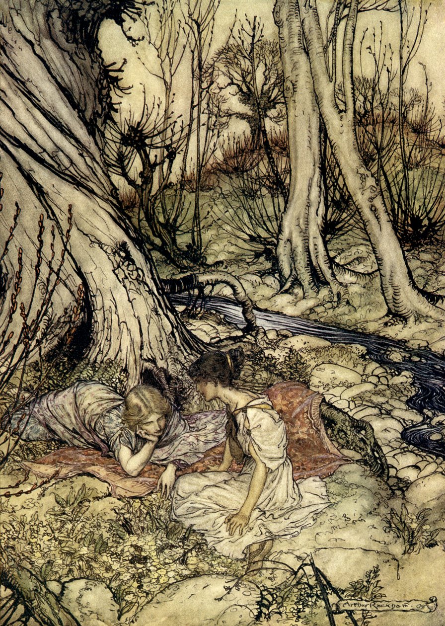 Sonho de uma noite de verão de Arthur Rackham