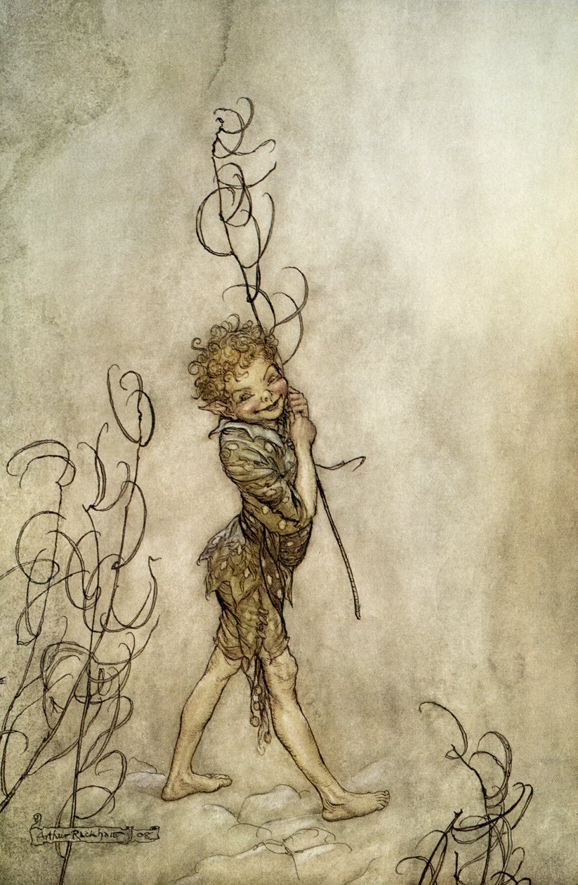 Sonho de uma noite de verão de Arthur Rackham