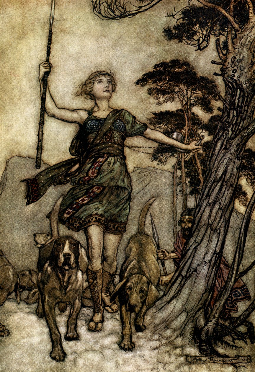 Sonho de uma noite de verão de Arthur Rackham