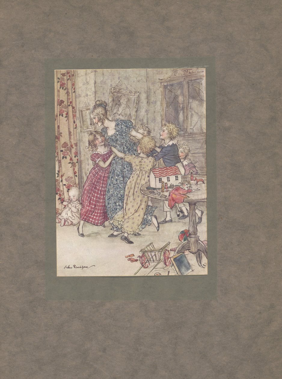 "Um grupo corado e barulhento", 1915 de Arthur Rackham