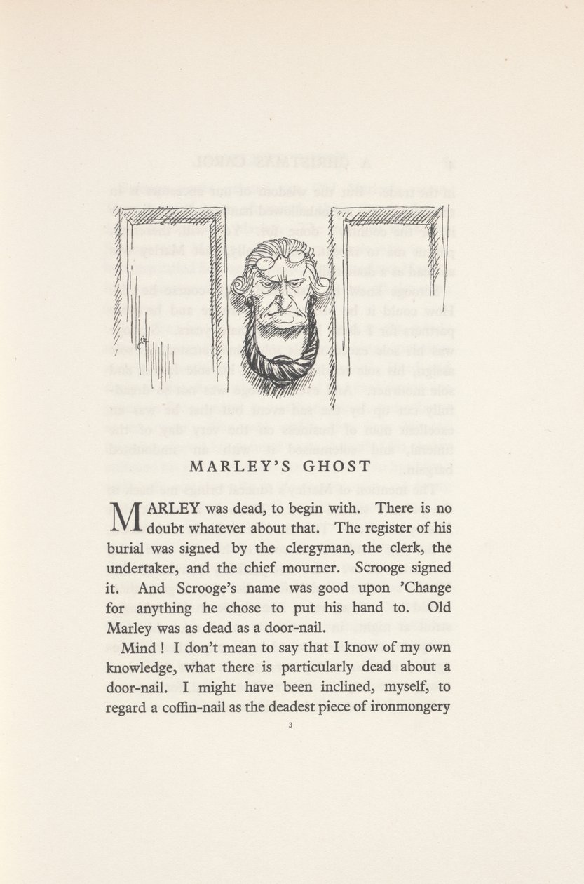 Fantasma de Marley - Um Conto de Natal de 1915 de Arthur Rackham