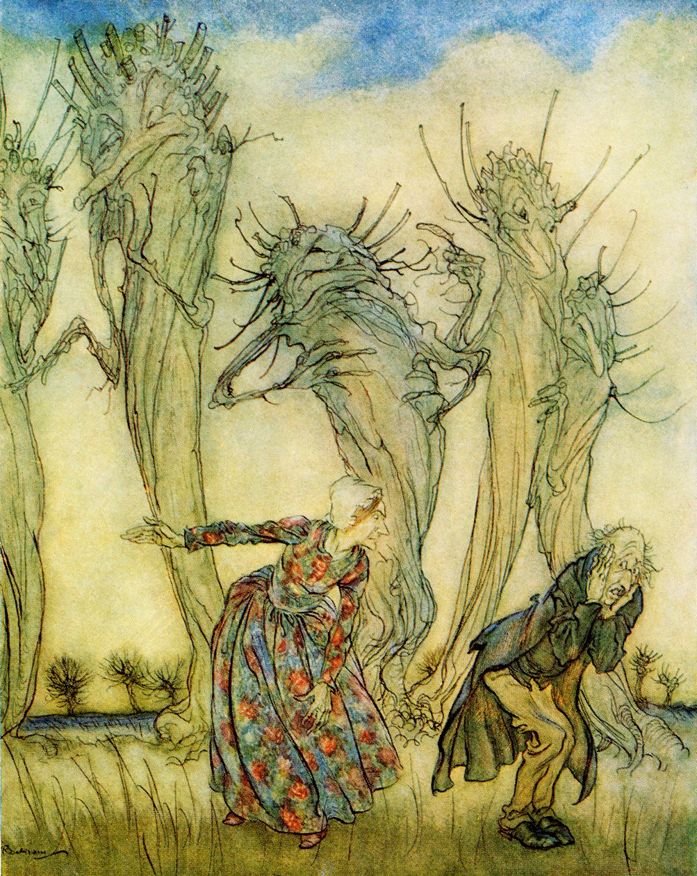 Sr. e Sra. Vinegar, de Inglês Fairy Tales Retold por FA Steel, 1927 de Arthur Rackham