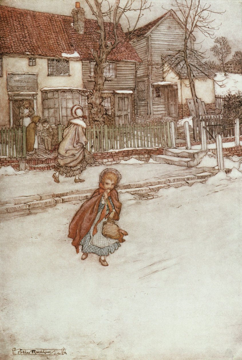 Bolos de Ano Novo de &39;Rip van Winkle&39; de Washington Irving (1783-1859), 1905 de Arthur Rackham