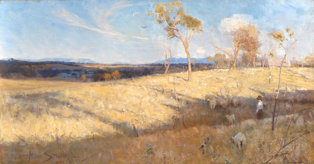 Verão dourado, Eaglemont de Arthur Streeton