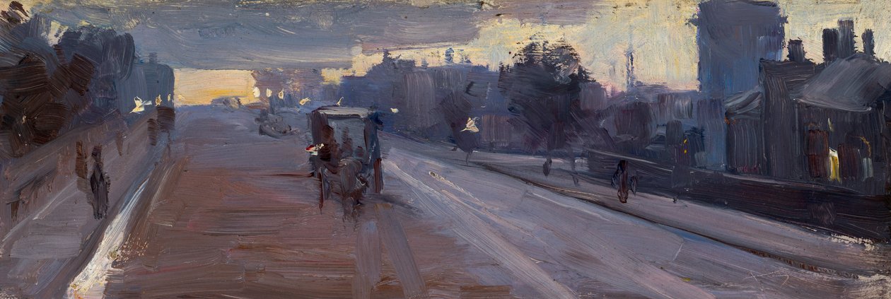 Hoddle St., 22h de Arthur Streeton