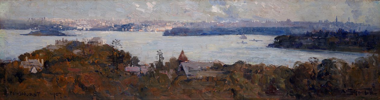 Porto de Sydney a partir de Penshurst Cremorne de Arthur Streeton