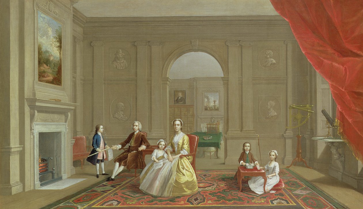 A Família John Bacon, c.1742-43 de Arthur Devis