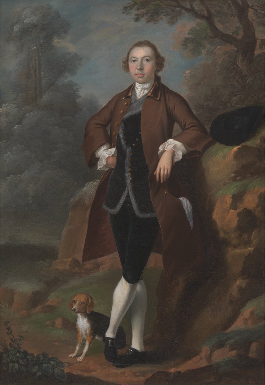 William Farington de Shawe Hall, Lancashire de Arthur Devis