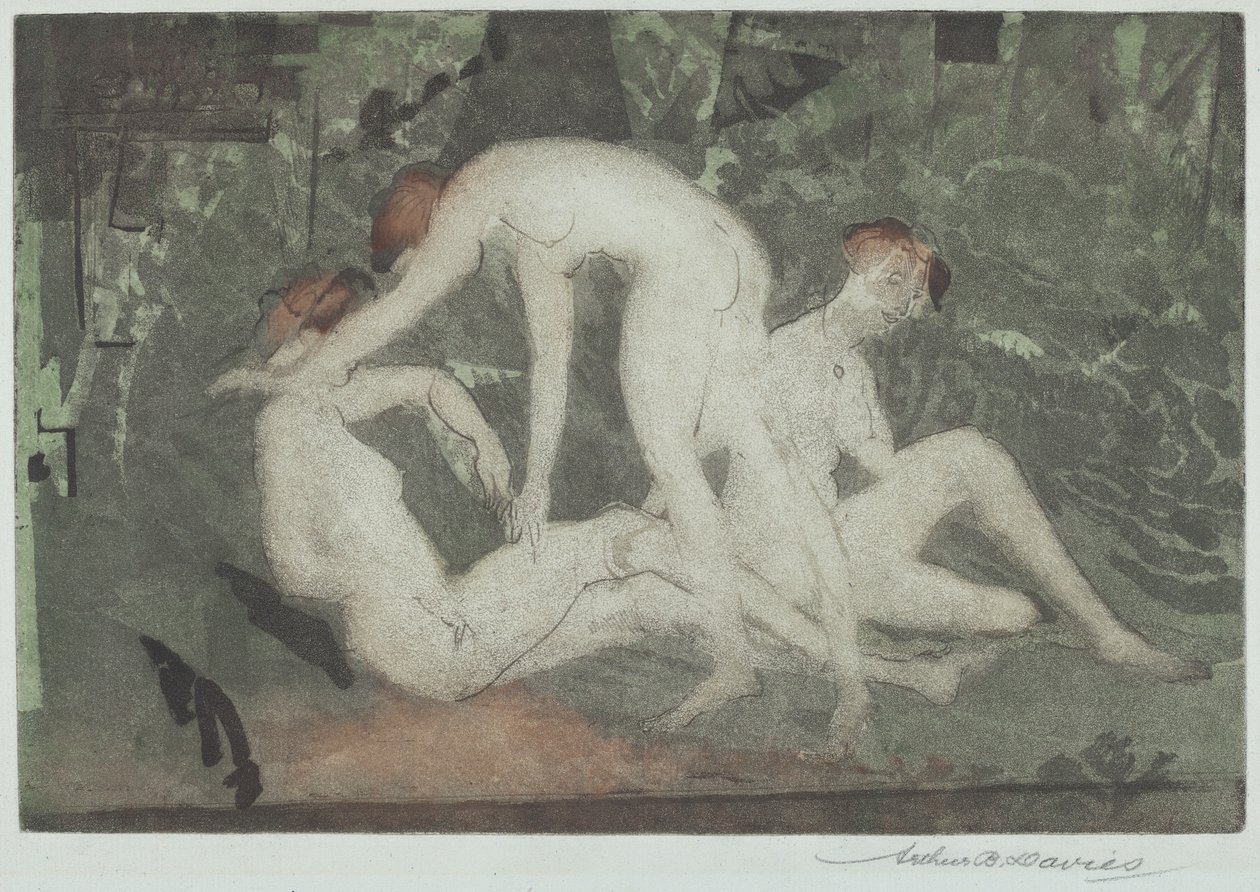 Contra Verde de Arthur B. Davies