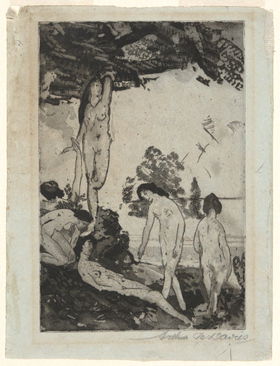 Pelo mar de Arthur B. Davies