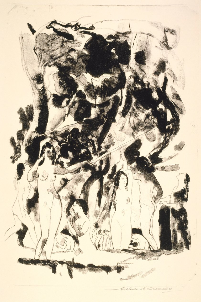 Festa das colheitas de Arthur B. Davies