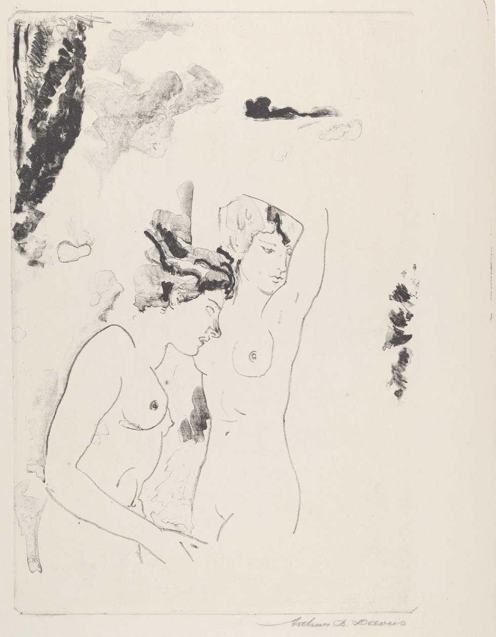 Ninfas do córrego de Arthur B. Davies