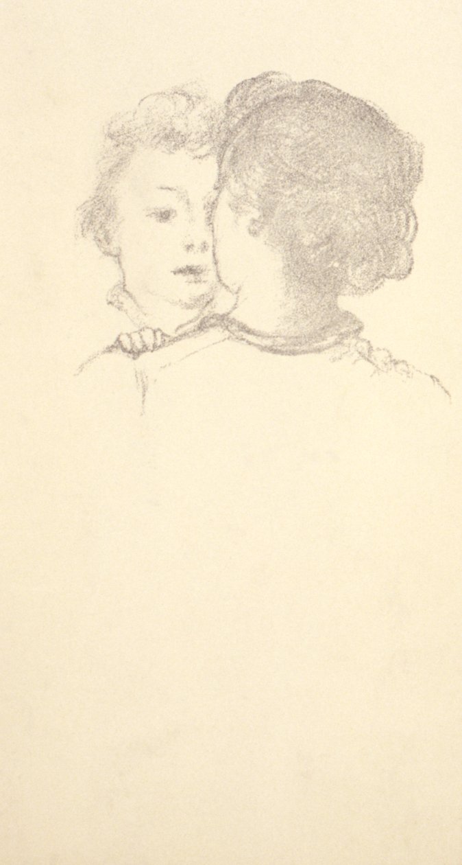 Rab (de frente para uma mulher) de Arthur B. Davies