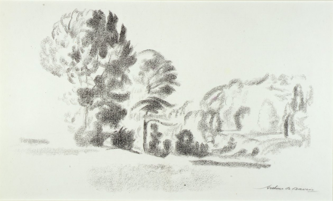 Margem do lago Rockland de Arthur B. Davies