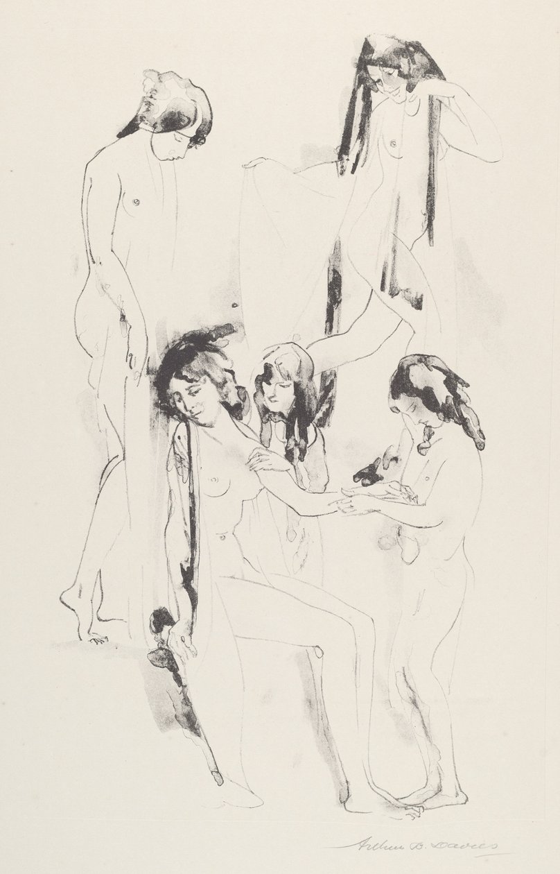 Medo de Melodias Sombrias de Arthur B. Davies