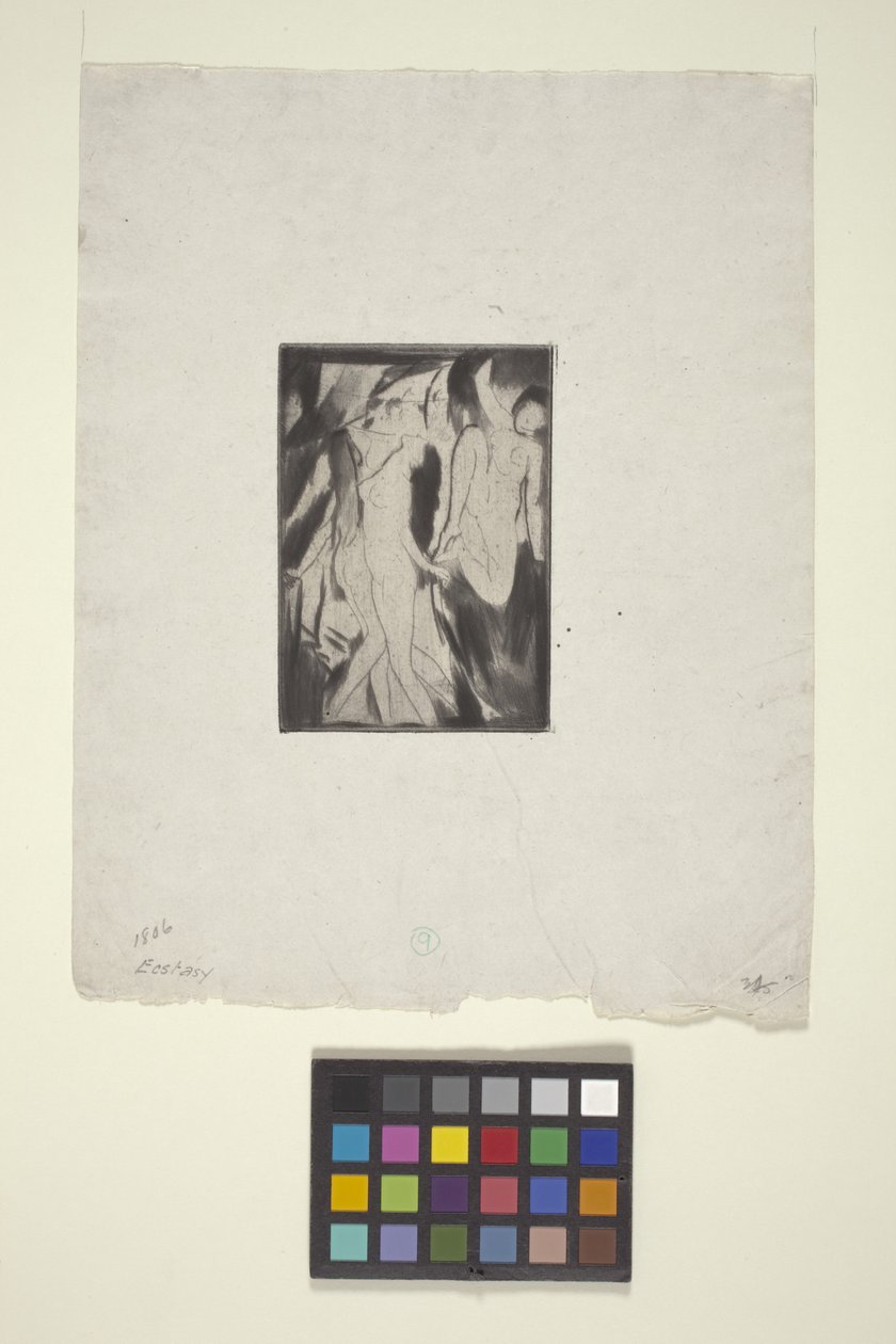 Ecstasy (ponto seco) de Arthur Bowen Davies