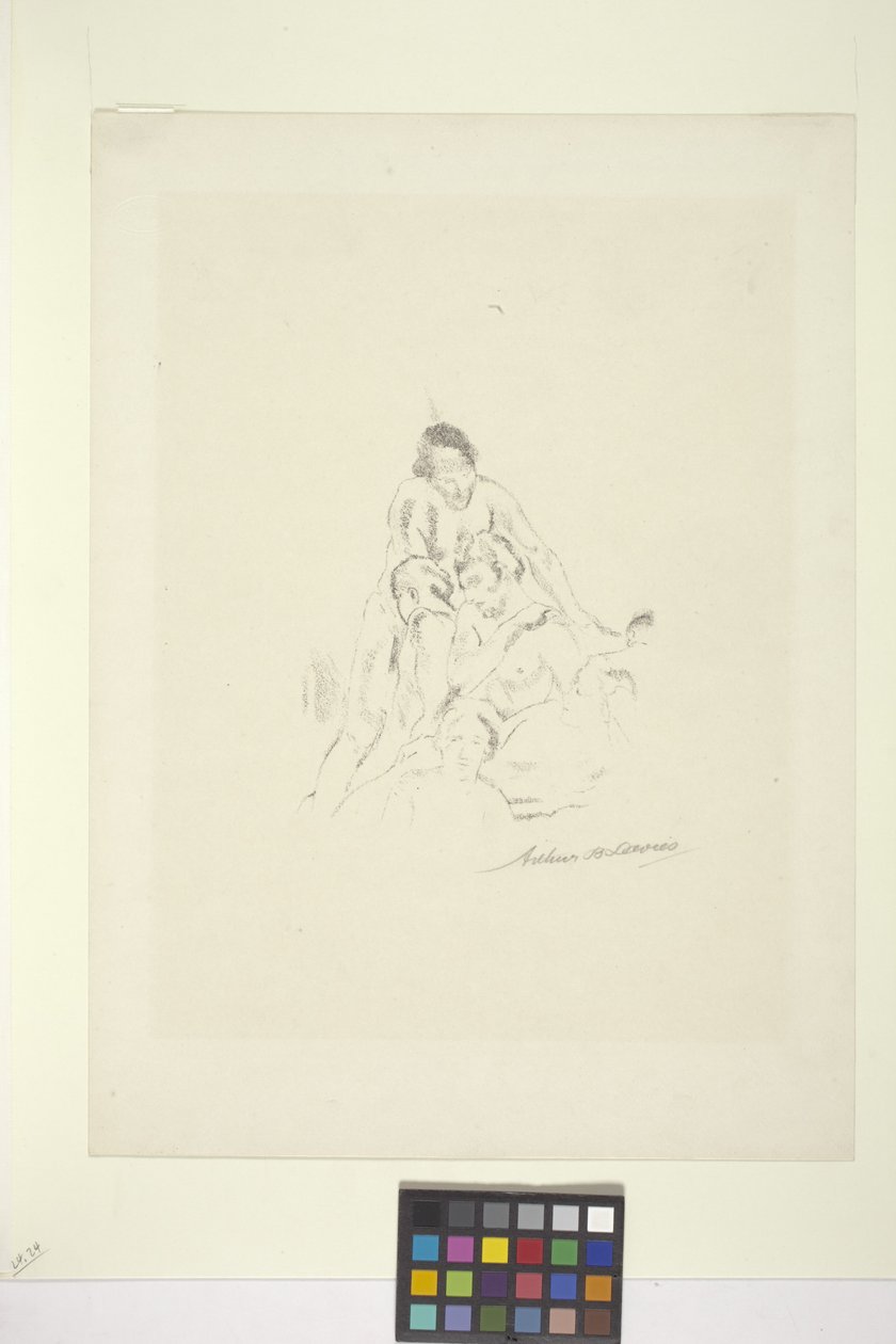 Pirâmide (litografia) de Arthur Bowen Davies