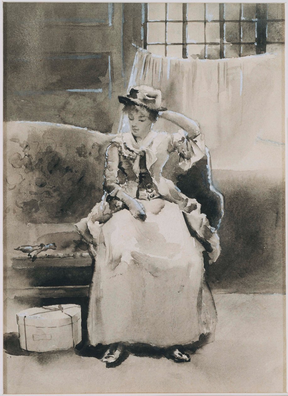 Sem Título (Mulher Sentada) de Arthur Bowen Davies