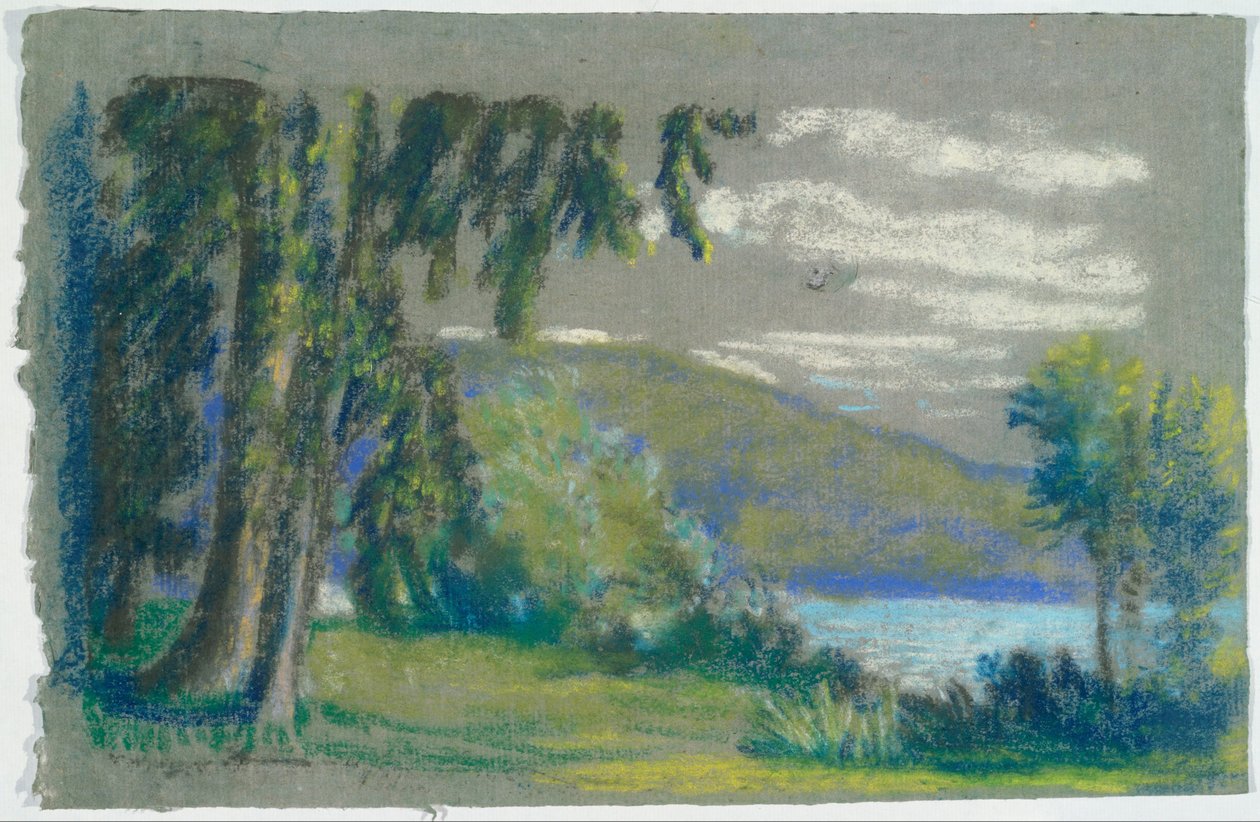 paisagem do livro de AB Davies, edição 3, 50 de Arthur Bowen Davies